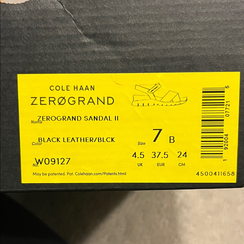Cole Haan Women's Black Zerogrand Sandals - Picture 2 of 4